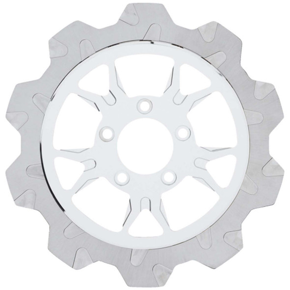  Lyndall Brakes - 10-Spoke 11.5" Crown Cut Rear Brake Rotor fits '00-'07 Touring, '18-'22 M8 Softail, '00-'17 Softail, '00-'05 Dyna and '00-'10 Sportster Models 