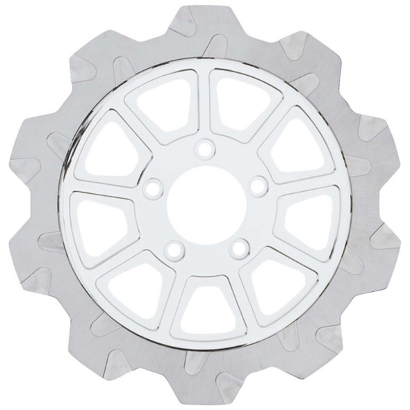  Lyndall Brakes - 9-Spoke 11.5" Crown Cut Rear Brake Rotor fits '00-'07 Touring, '18-'22 M8 Softail, '00-'17 Softail, '00-'05 Dyna and '00-'10 Sportster Models 