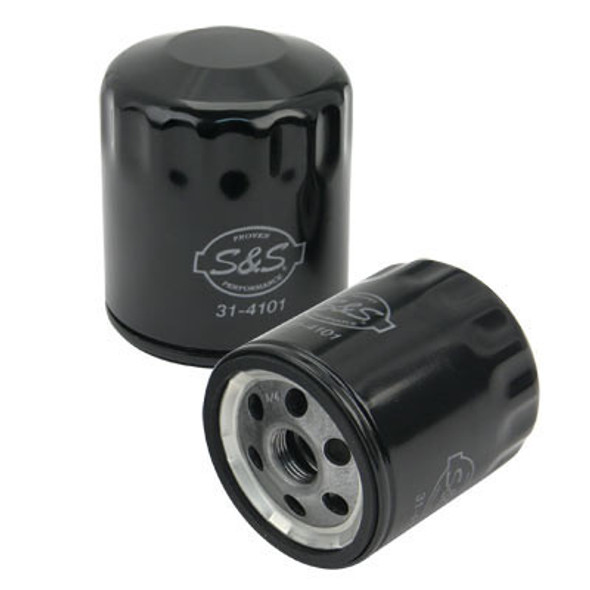 S&S - Harley Oil Filter - fits '84-'99 Big Twin & '86-Up XL Sportsters - Black or Chrome