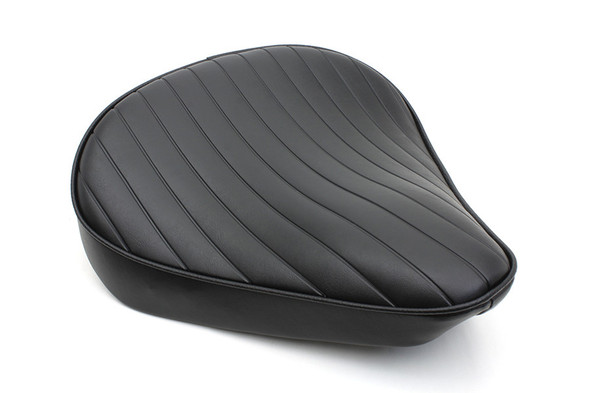 V-Twin - Bates Style Large Tuck and Roll Solo Seat - Thick