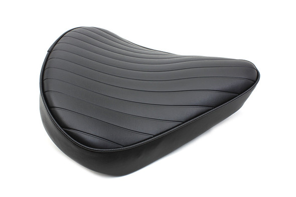 V-Twin - Bates Style Large Tuck and Roll Solo Seat - Thick
