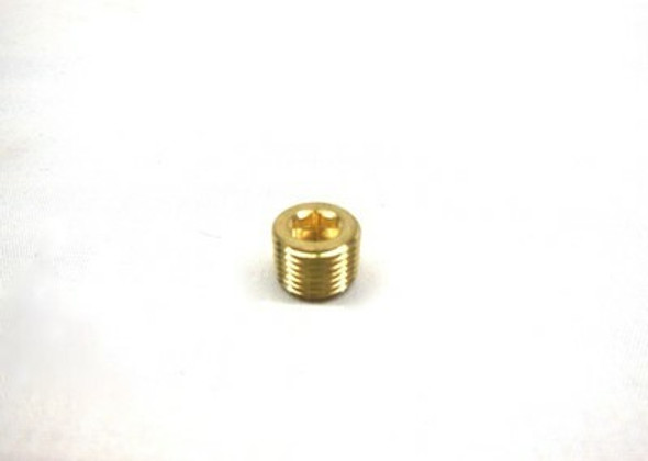 Motorcycle Supply Co. - Countersunk Allen Pipe Plug 1/8" NPT - Brass