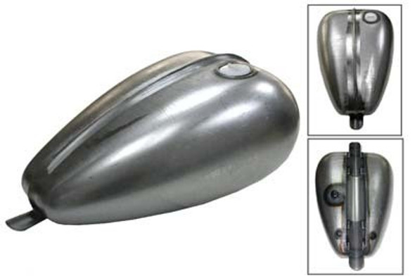 V-Twin Axed Gas Tank 3.3 Gallon - Screw in Style Bung