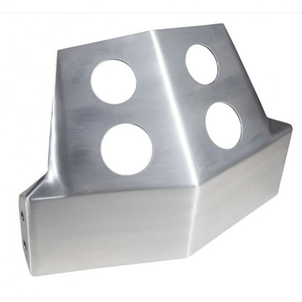 Speed Merchant - Dyna and FXR Skid Plate Aluminum - Fits '82-'94 and '99-'00 FXR, '91-'05 and '06-'Up Dynas