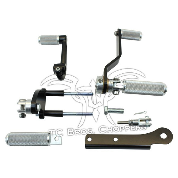 TC Bros Choppers - Sportster Mid Controls Kit for '91-'03 5 Speed