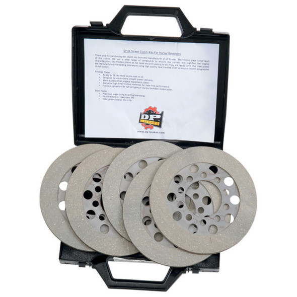 DP Brakes DP - High-Performance Friction Clutch Plates fits '68-E'84 Big Twin Models (Repl. OEM #37930-68) 