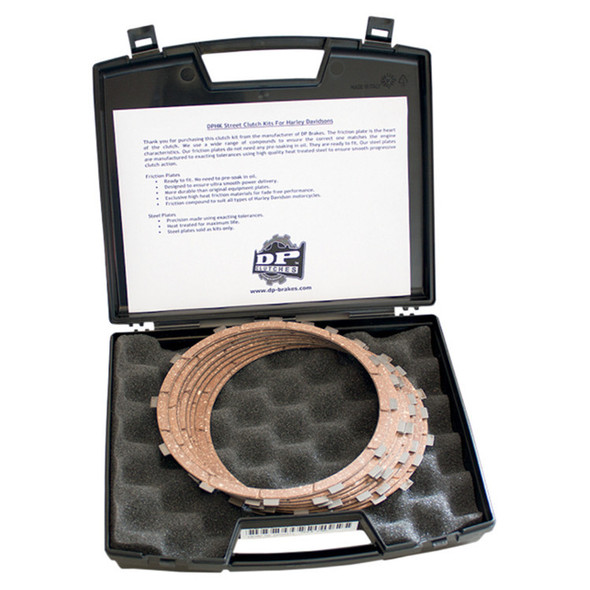DP Brakes DP - High-Performance Friction Clutch Plates fits '71-E'84 Sportster Models (Repl. OEM #37985-71) 