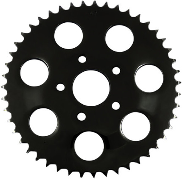  Drag Specialties Black Rear Sprocket For 530 Chain - Early (locating ring 1.980) Timken Bearing 