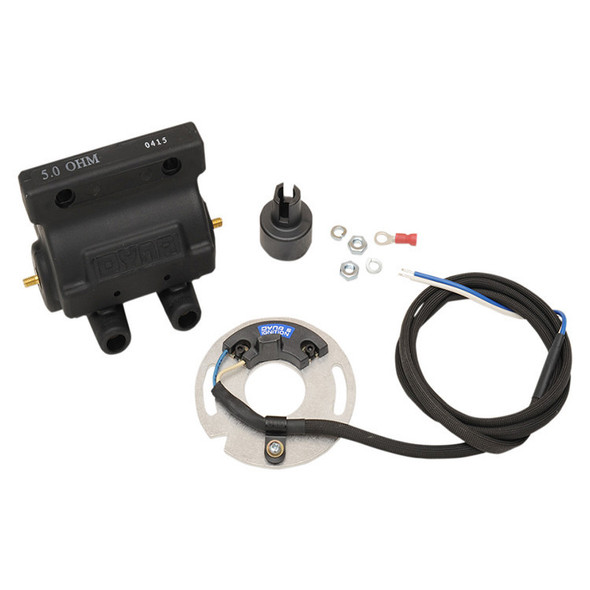 Dynatek - Dual-Fire Ignition and Coil Kit fits '70-'99 Big Twin & '71-'03 XL Models (Exc. Twin Cam, 1200S Models) 