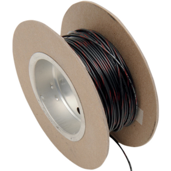 Namz Custom Cycle Namz - 18-Gauge OEM Color Wire 100' Length - Black/Red 