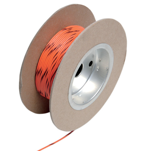Namz Custom Cycle Namz - 18-Gauge OEM Color Wire 100' Length - Orange/Black 