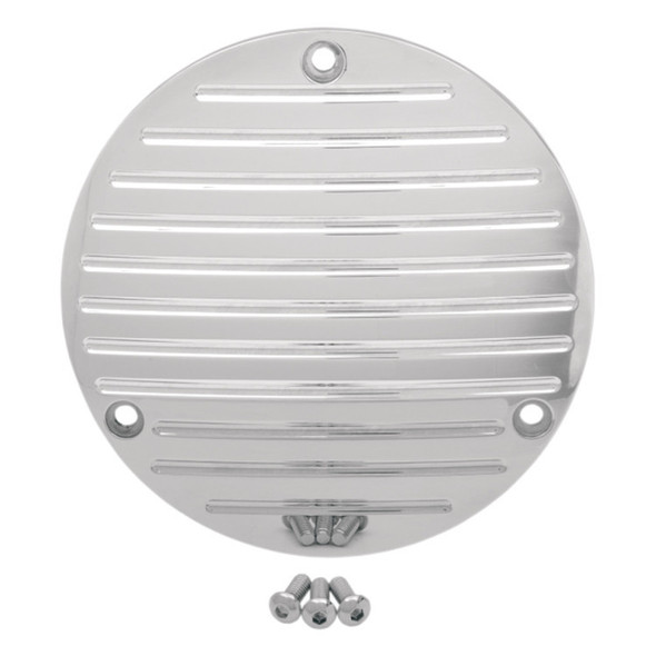  Pro-One - Millennium Derby Cover fits '70-'98 Big Twin Models - Chrome 