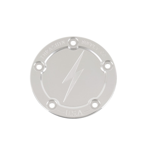  Thrashin Supply Harley Points Cover, Dished 