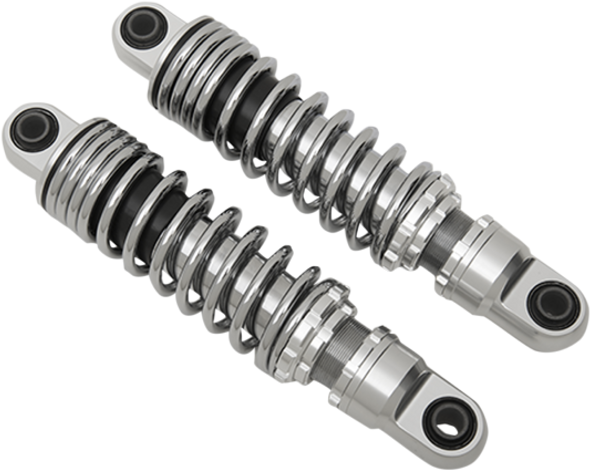 Drag Specialties - Ride-Height Adjustable Shocks - Chrome fits '91-'17 FXD/FXDWG