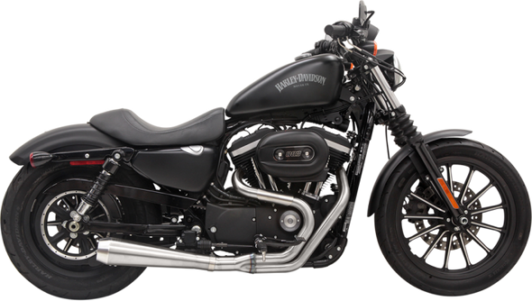 Bassani - Road Rage III 2-into-1 Exhaust System Stainless Steel - Fits '04-'16 XL